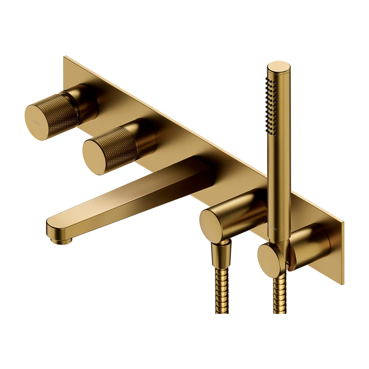 Contour 5 huls badekararmatur - flere farver