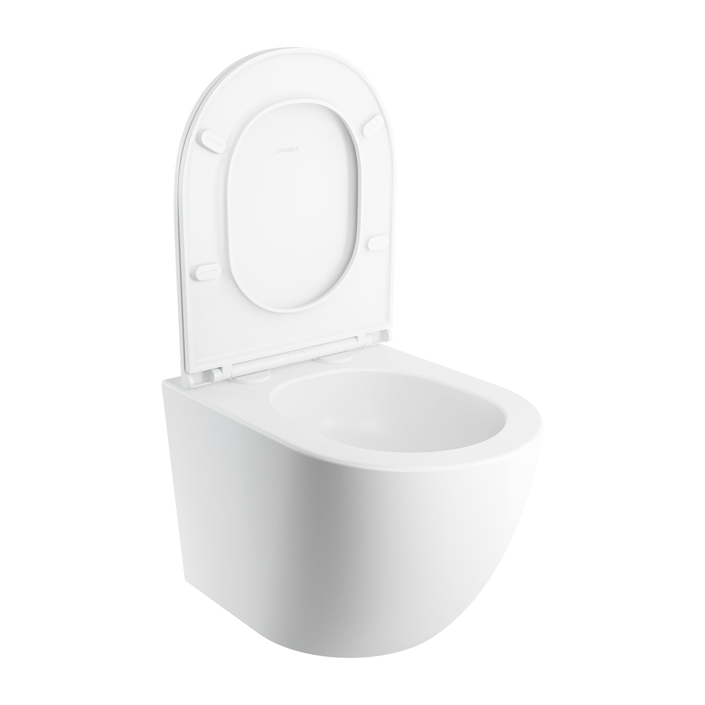 Ottawa hængetoilet med softclose sæde - mat hvid