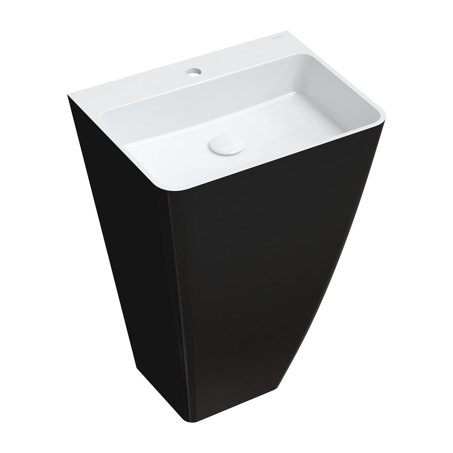 Parma M+ fritstående håndvask 55x43cm med hanehul - flere farver