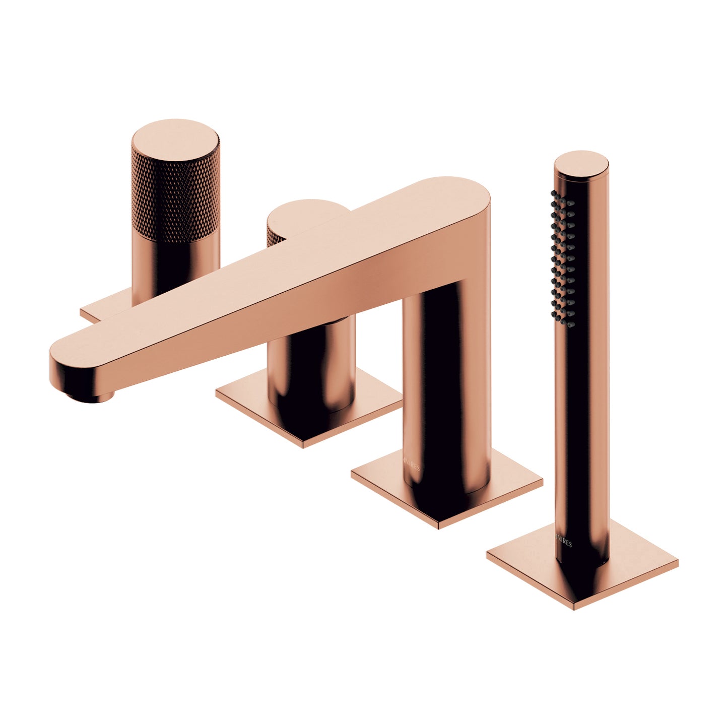 Contour 4 huls badekararmatur - flere farver