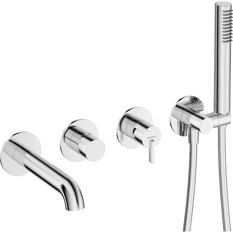 Silia 4 huls badekararmatur - Flere farver