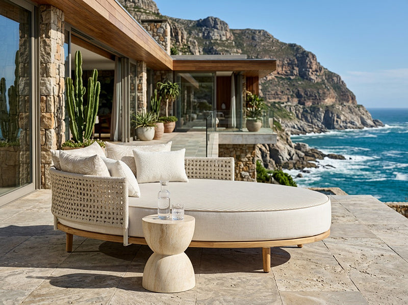InOut Living Cape Daybed Oval XL – FSC Teak & PFAS-fri