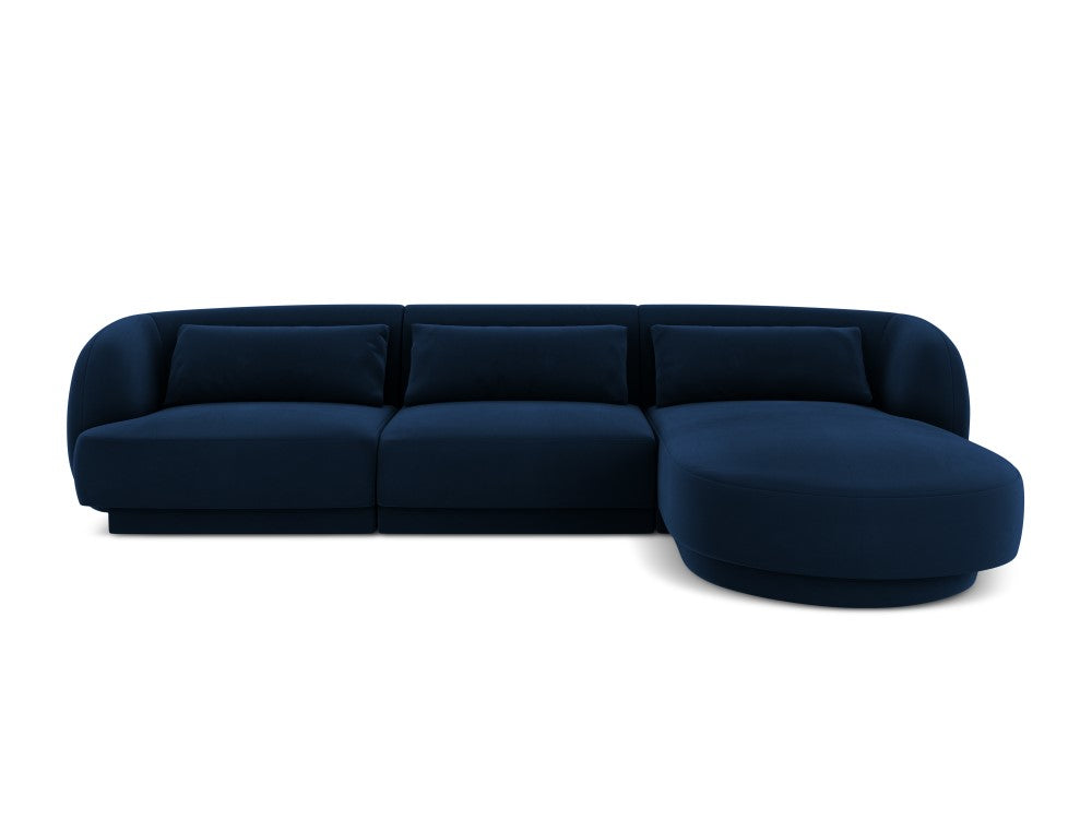 Velour Hjørnesofa Tulum højrevendt