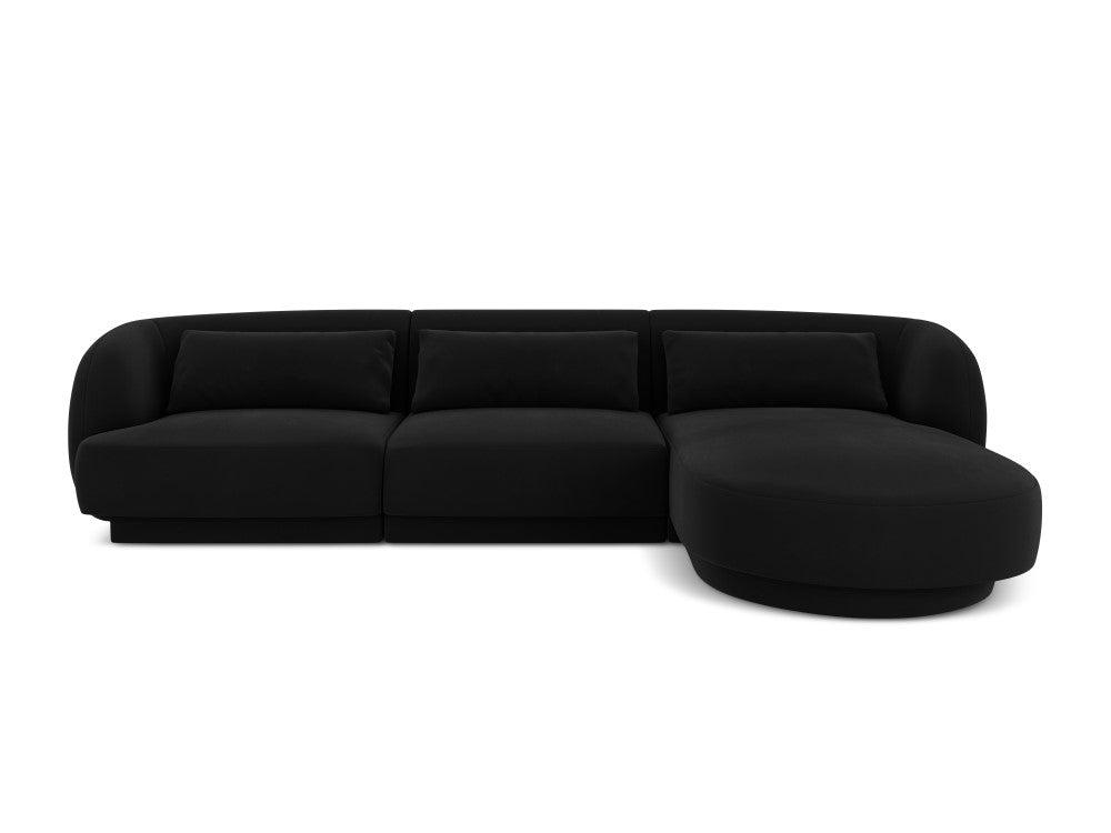Velour Hjørnesofa Tulum højrevendt