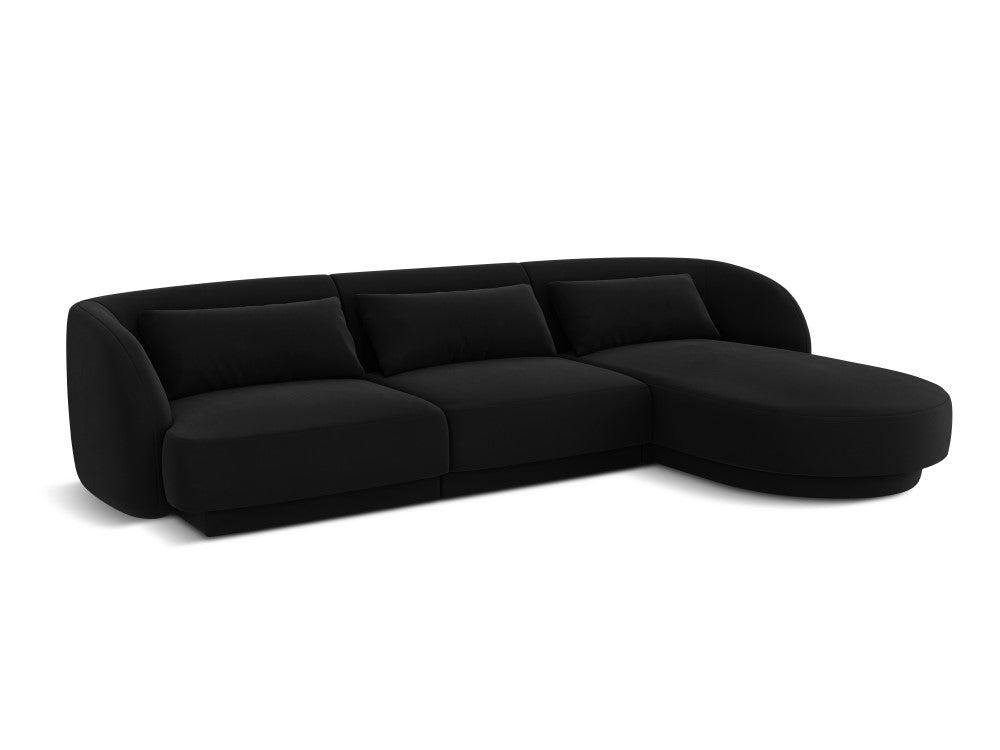 Velour Hjørnesofa Tulum højrevendt