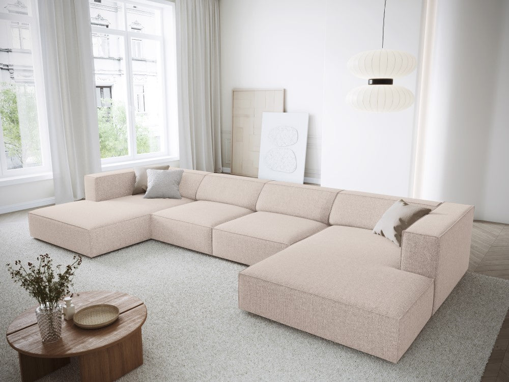 Arendal Panoramic Sofa til 6pers i chenille stof