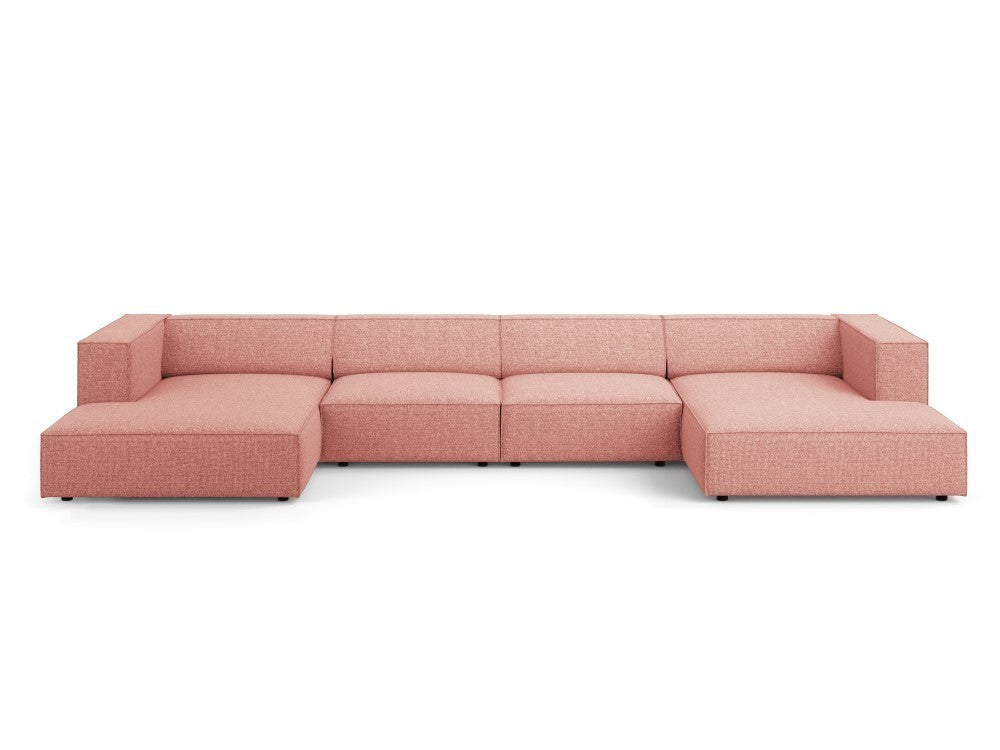 Arendal Panoramic Sofa til 6pers i chenille stof