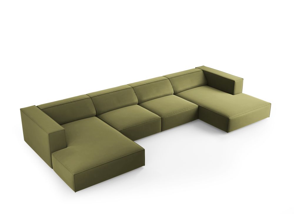 Arendal Panoramic 6pers sofa i velour