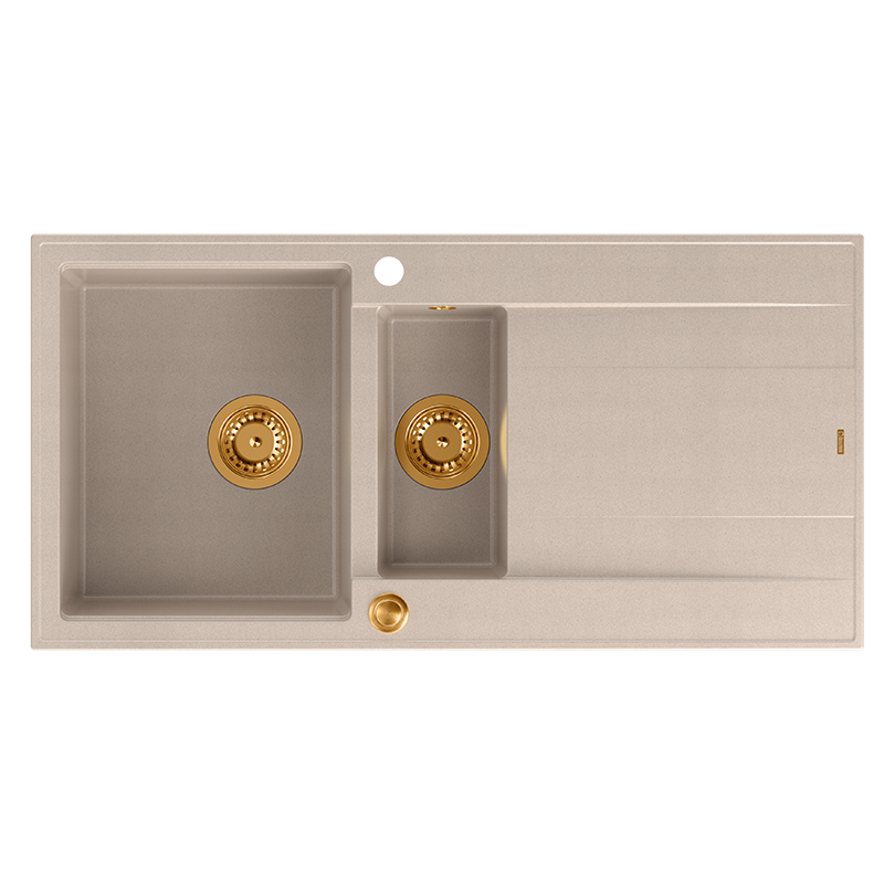 Køkkenvask Evan 156 med PVD belægning