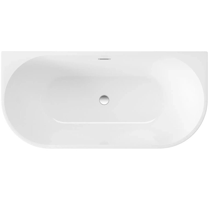 Silia Back-To-Wall freestanding badekar - flere størrelser