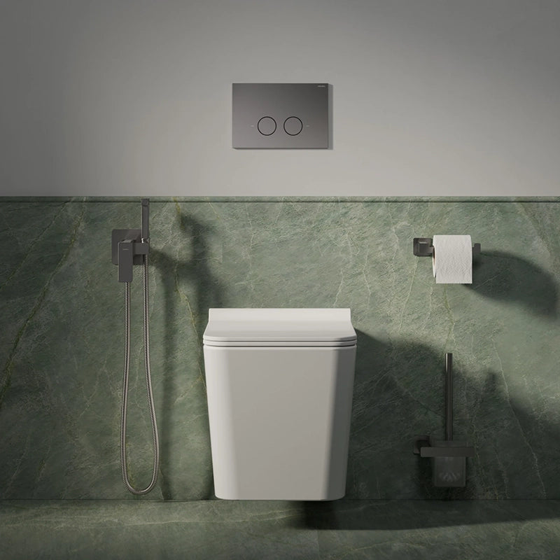 Omnires BOSTON Væghængt Toilet – Rimless m/Soft-Close, Blank Hvid