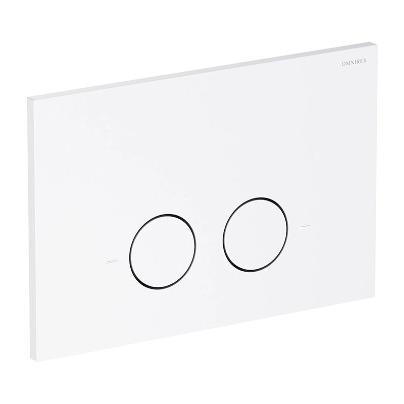 Omnires Eco Flush Set – Indbygningscisterne med Eksklusiv Steel-R45 Trykplade