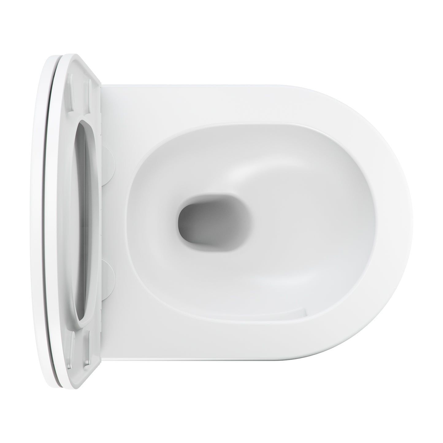 Ottawa hængetoilet med softclose sæde - mat hvid