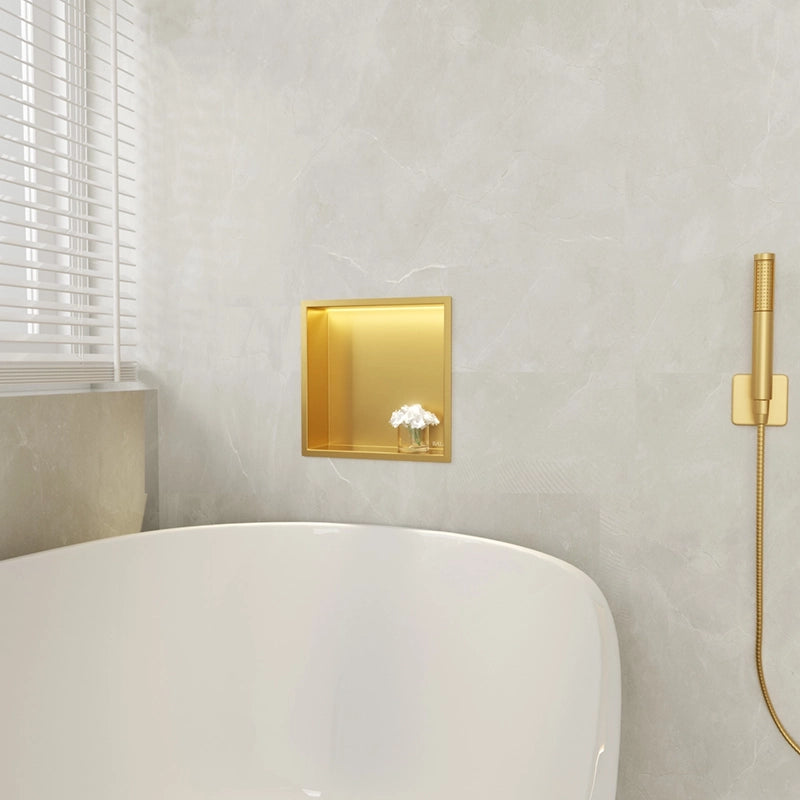 Balneo Wall-Box LED | Indbygningshylde 30x30 | Integreret Lys