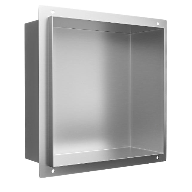 Balneo Wall-Box No Rim – Indbygningshylde uden synlig kant (30x30x10 cm)