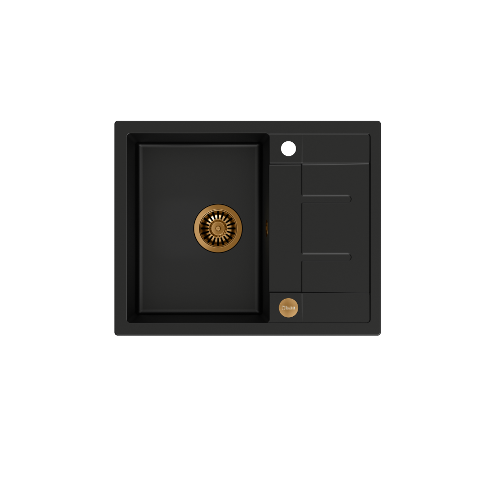 Køkkenvask Morgan 116 med kobber PVD