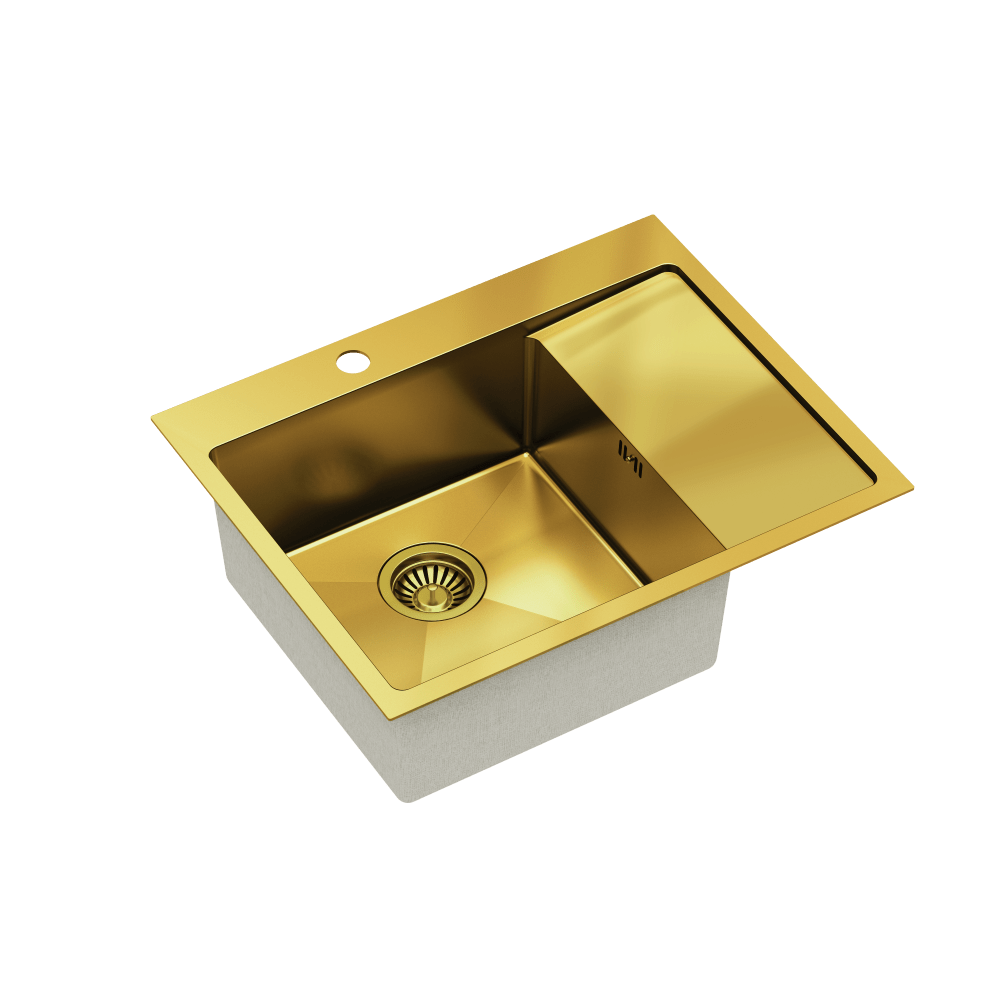 Køkkenvask Russel 116 med PVD finish
