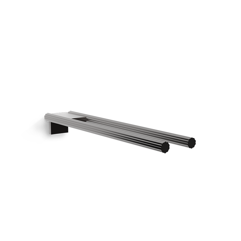 Decor Walther OF.LINE Dobbelt Håndklædeholder 46 cm – Designet af Sebastian Herkner
