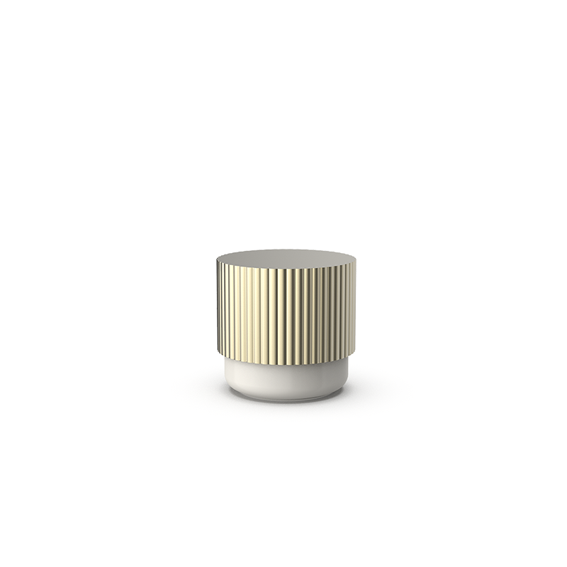 Decor Walther OF.LINE Opbevaringsdåse med låg – Ø10 cm – Designet af Sebastian Herkner