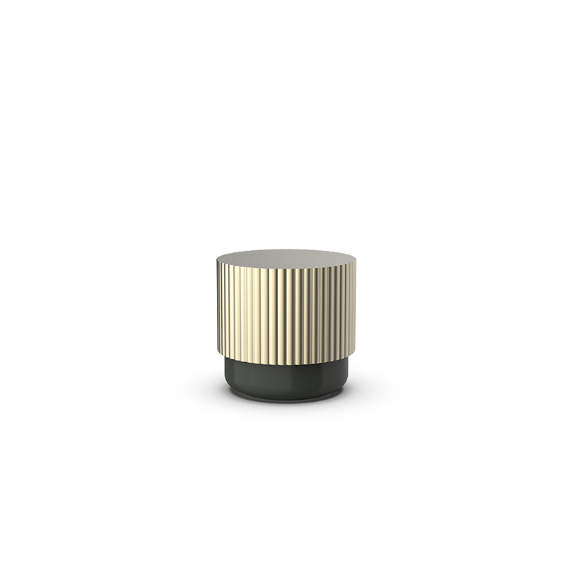 Decor Walther OF.LINE Opbevaringsdåse med låg – Ø10 cm – Designet af Sebastian Herkner