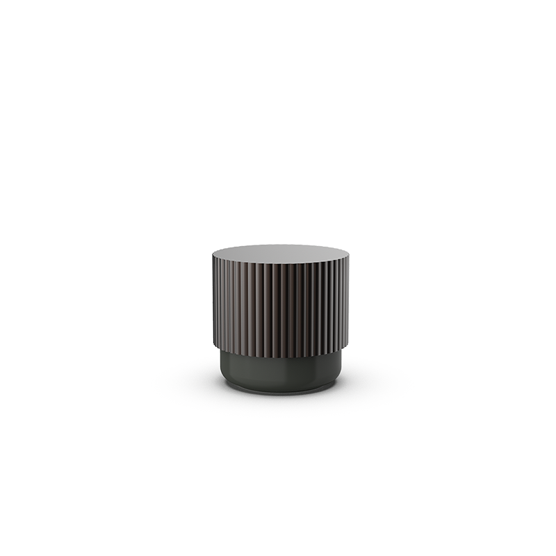 Decor Walther OF.LINE Opbevaringsdåse med låg – Ø10 cm – Designet af Sebastian Herkner