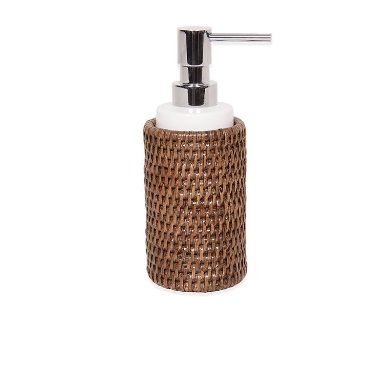 Decor Walther Fritstående Sæbedispenser med Rattan Flet