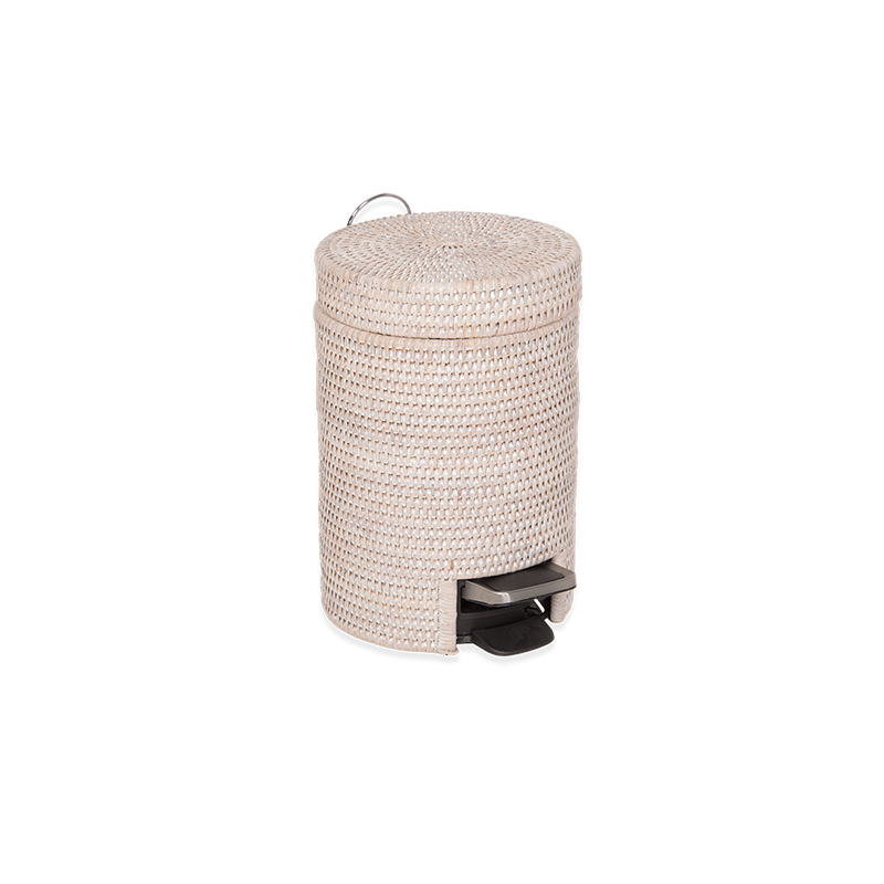 Decor Walther Pedalspand med Rattan Flet