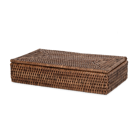 Decor Walther Opbevaringsbox med Låg i Rattan