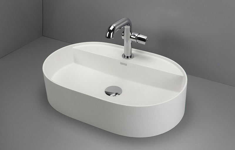 Silia Håndvask Topmonteret med hanehul - Flere farver