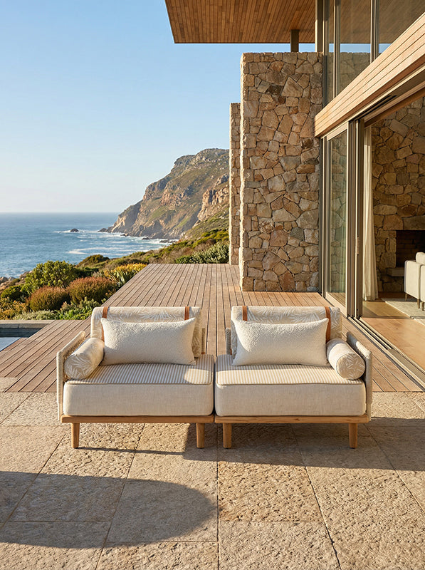 InOut Living Cape 2-Seat Sofa – FSC Teak & PFAS-fri
