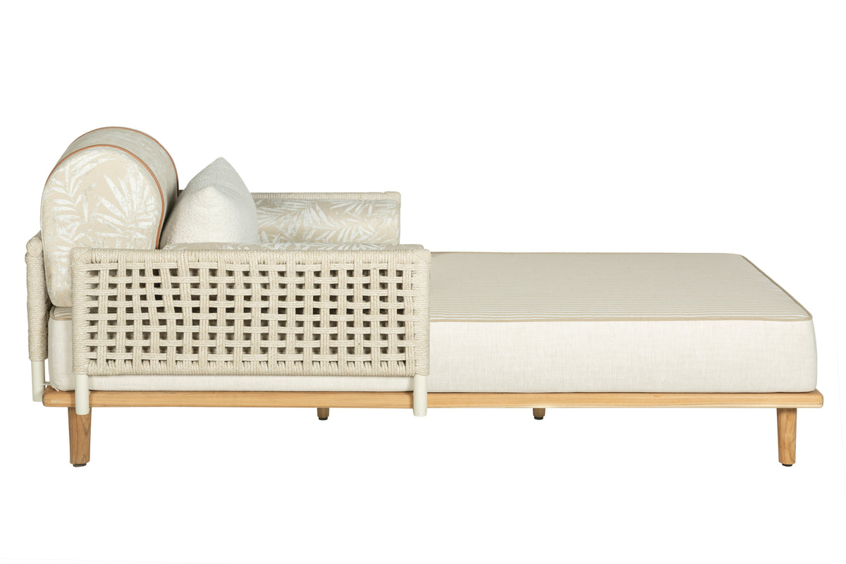 InOut Living Cape Rektangulær Daybed med 2 Armlæn – FSC Teak & PFAS-fri