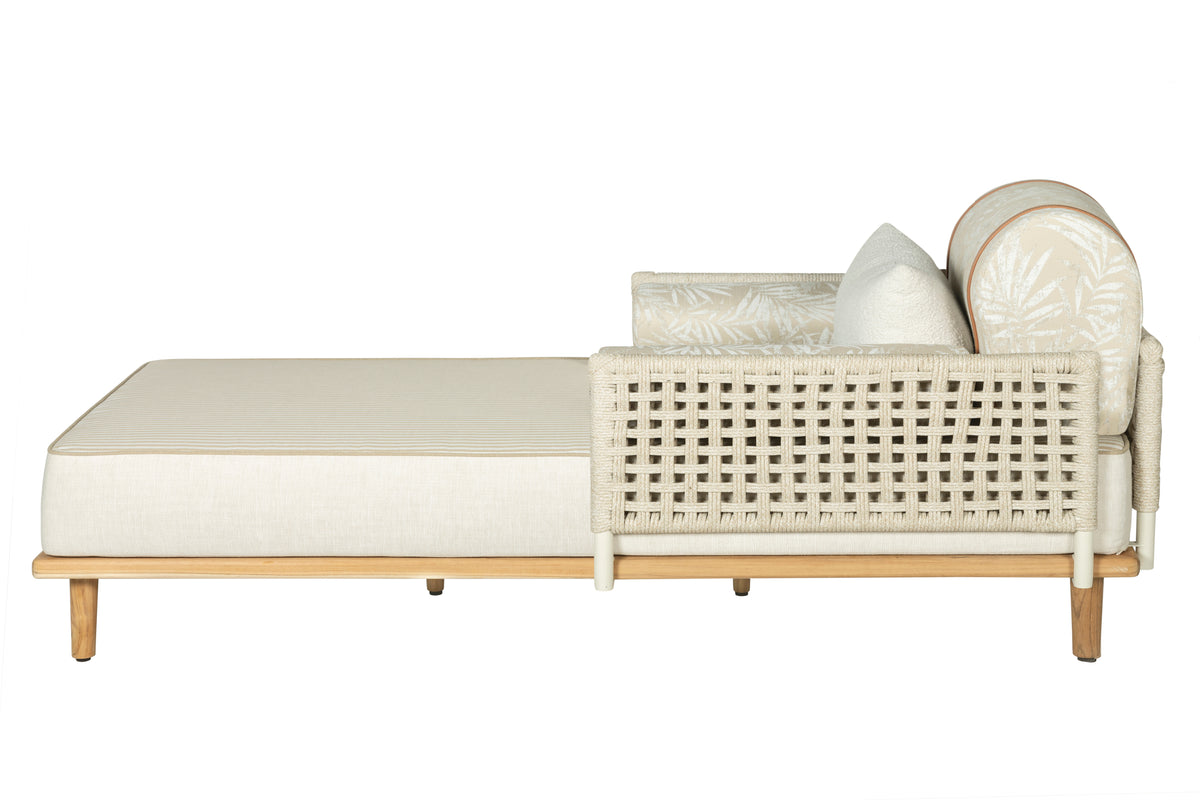 InOut Living Cape Rektangulær Daybed med 2 Armlæn – FSC Teak & PFAS-fri