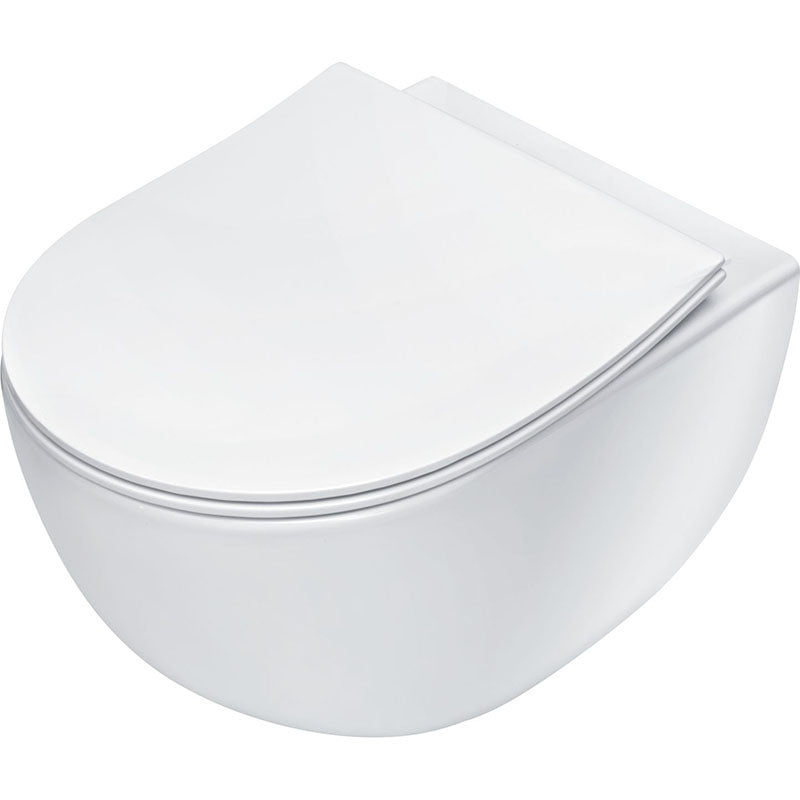 Deante Peony Væghængt Toiletskål inkl. Softclose-sæde - 3 farve varianter