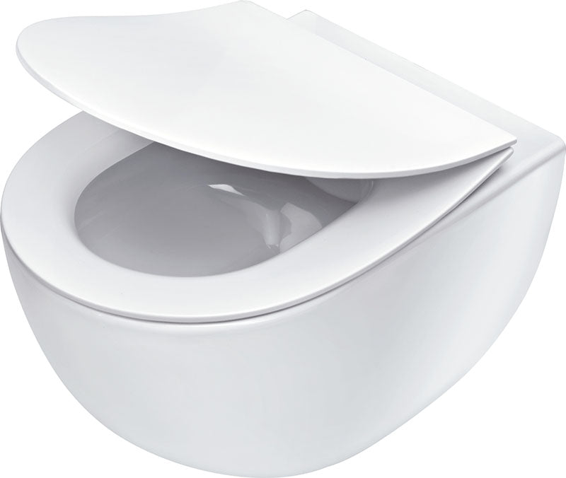Deante Peony Væghængt Toiletskål inkl. Softclose-sæde - 3 farve varianter