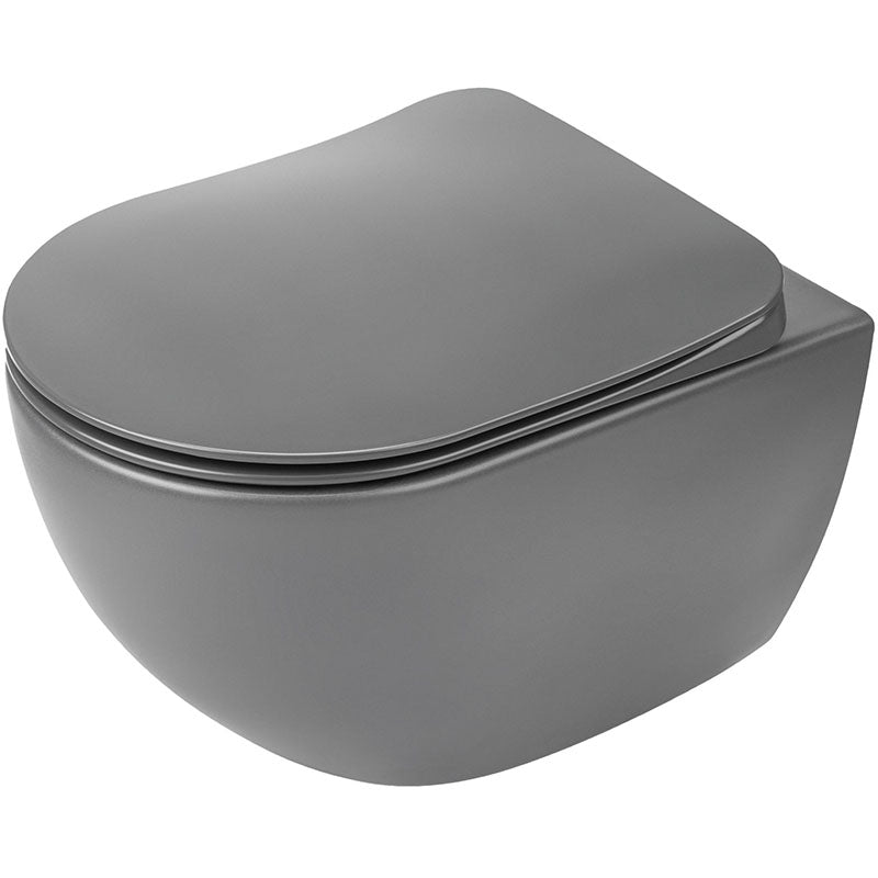 Deante Peony Væghængt Toiletskål inkl. Softclose-sæde - 3 farve varianter