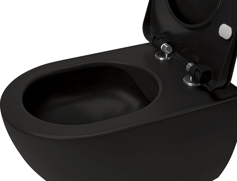 Deante Peony Væghængt Toiletskål inkl. Softclose-sæde - 3 farve varianter