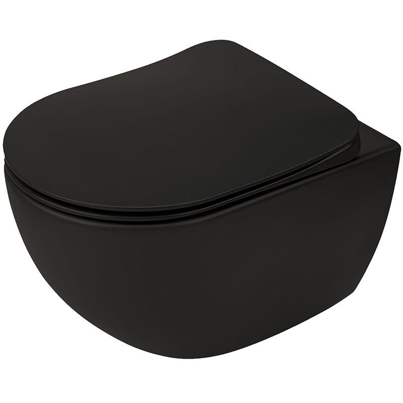 Deante Peony Væghængt Toiletskål inkl. Softclose-sæde - 3 farve varianter