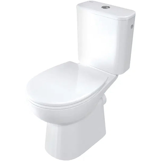 Funev Toilet med P-Lås og softclosesæde Rimless