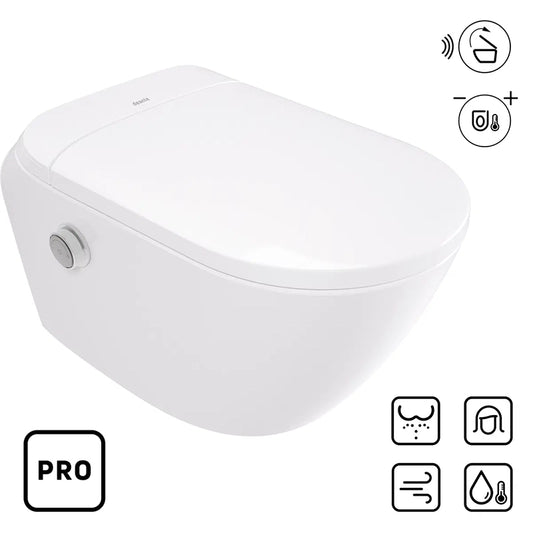 Deante Silia Smart WC – Væghængt douchetoilet med bidet-funktion og automatisk sæde
