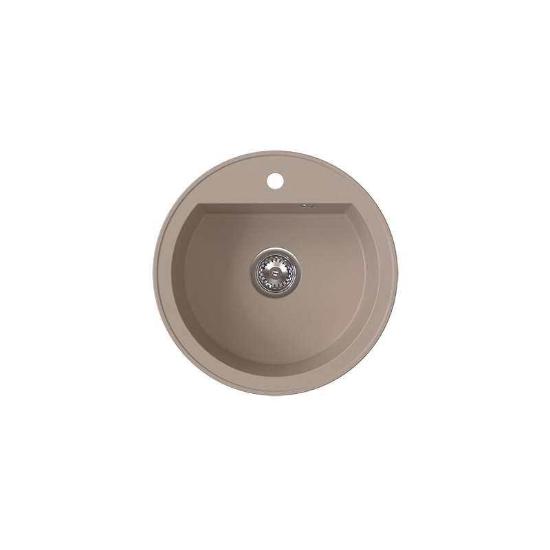 Homevello Digit R – Rund Granitvask i Stilrent Design