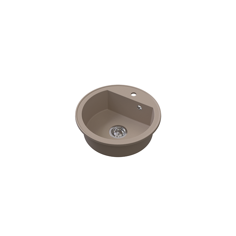 Homevello Digit R – Rund Granitvask i Stilrent Design