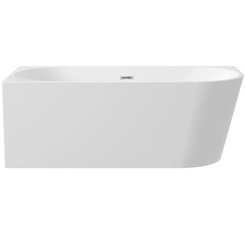 Silia Back-To-Wall freestanding badekar Venstre - flere størrelser