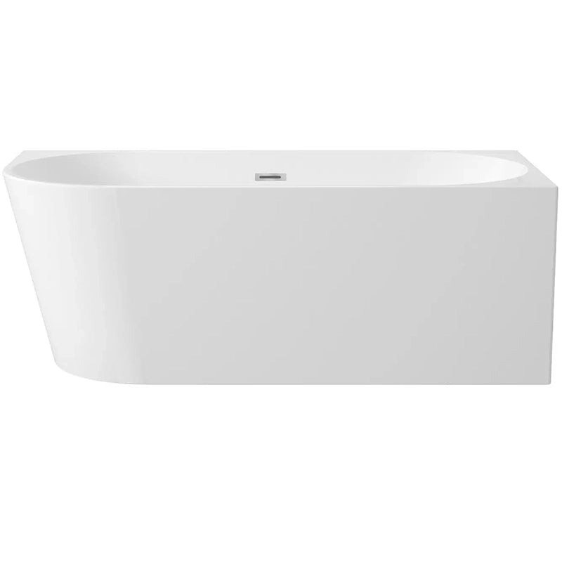 Silia Back-To-Wall freestanding badekar Højre - flere størrelser