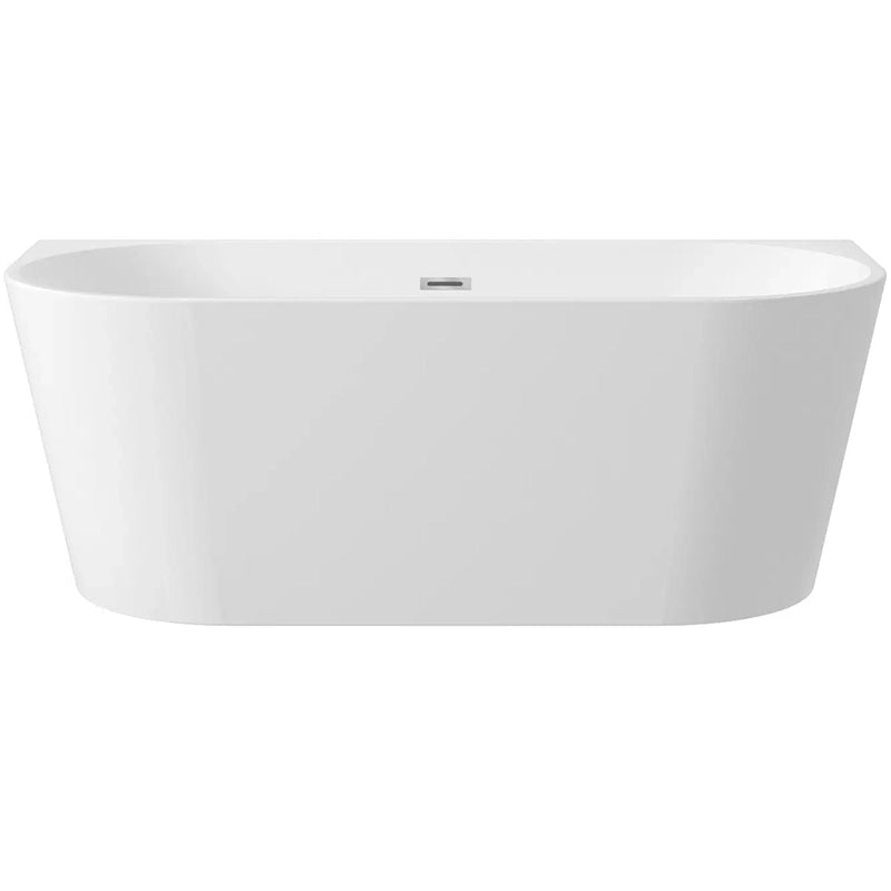 Silia Back-To-Wall freestanding badekar - flere størrelser