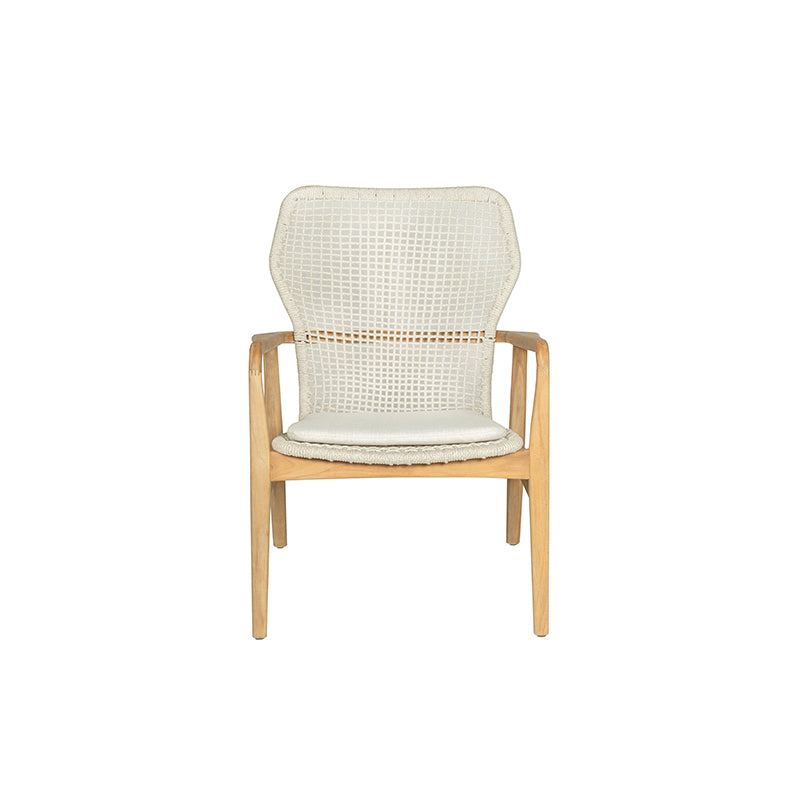 InOut Living Knysna Lounge Chair KN01 – FSC Teak & Flettet Reb