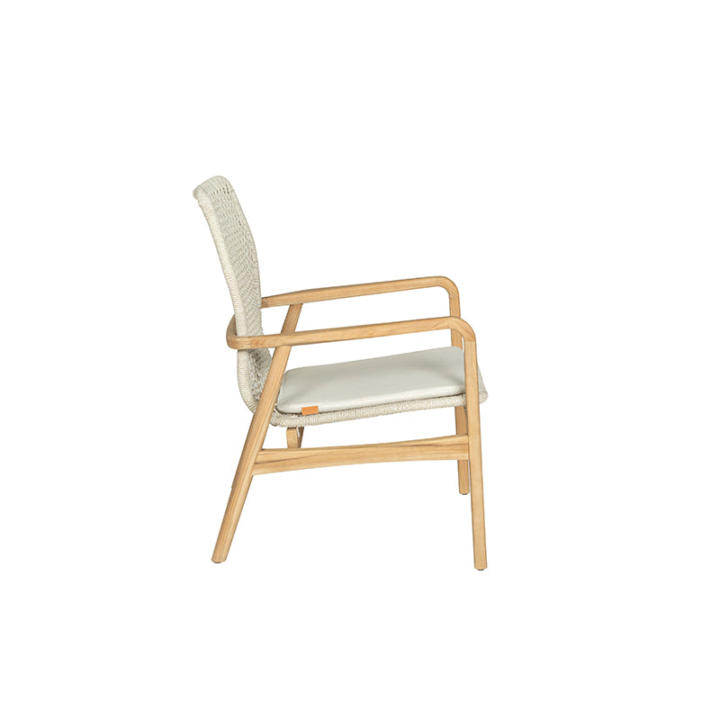 InOut Living Knysna Lounge Chair KN01 – FSC Teak & Flettet Reb