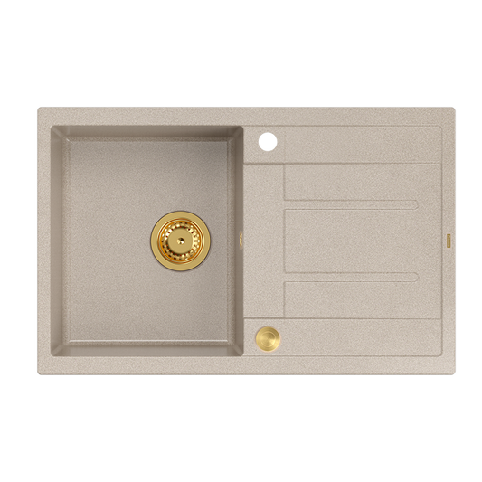 Quadron Morgan 111 Granitvask 78x50 cm – Pearl Beige - Limited Edition