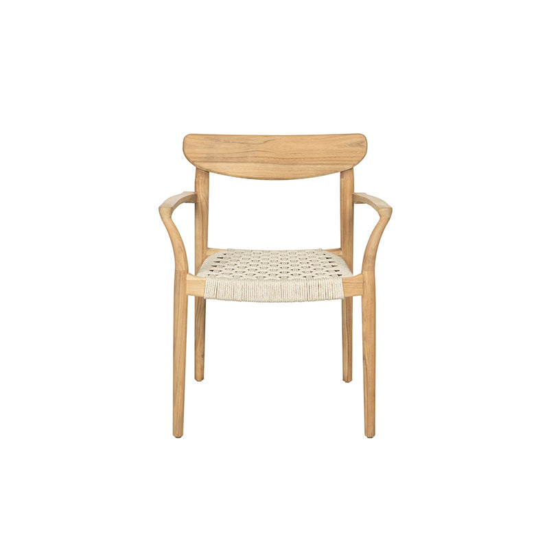 InOut Living Nara Dining Chair NA01 – 100% FSC Teak & Flettet Reb
