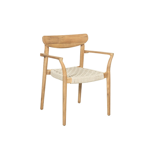 InOut Living Nara Dining Chair NA01 – 100% FSC Teak & Flettet Reb