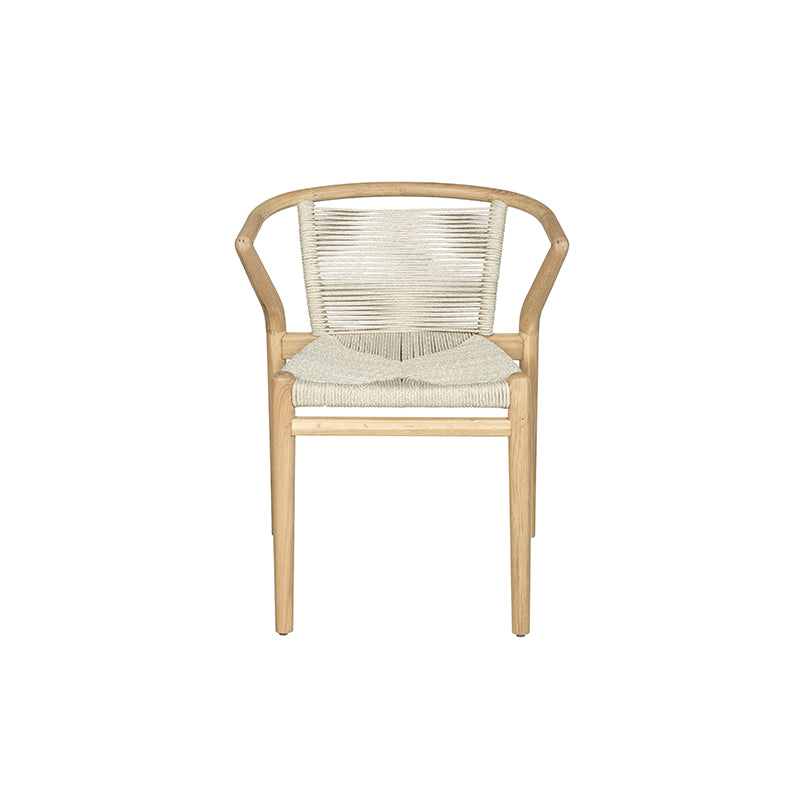 InOut Living Nara Dining Chair NA02 – Olieret Eg & Flettet Reb